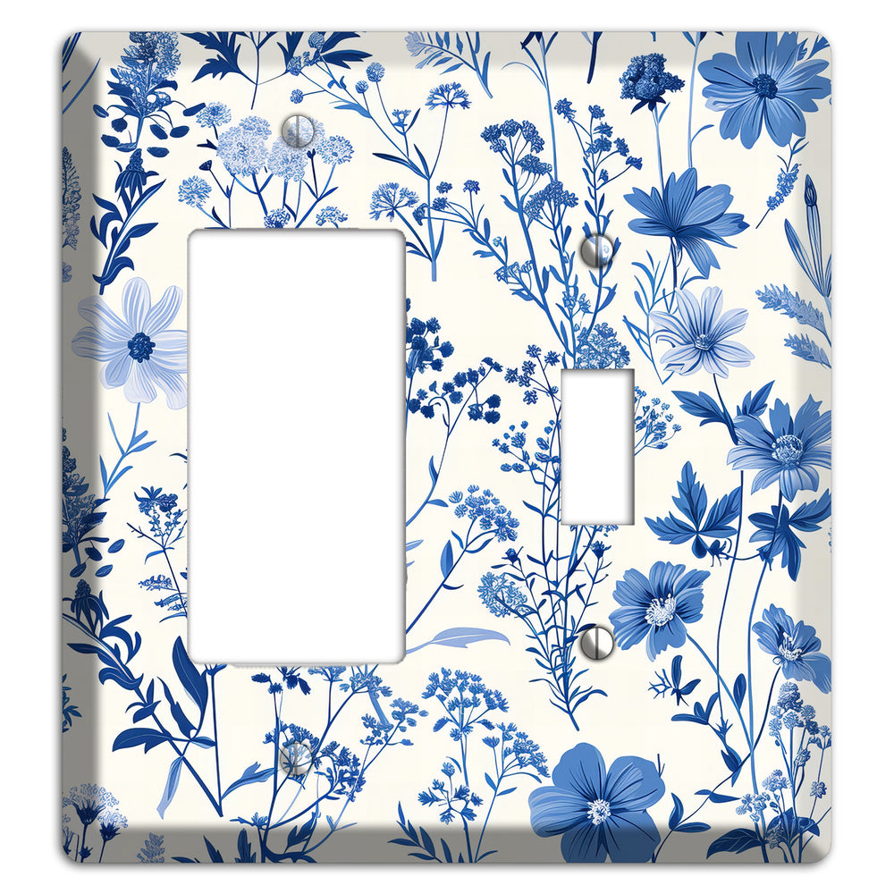 Meadow in Monochrome Rocker / Toggle Wallplate