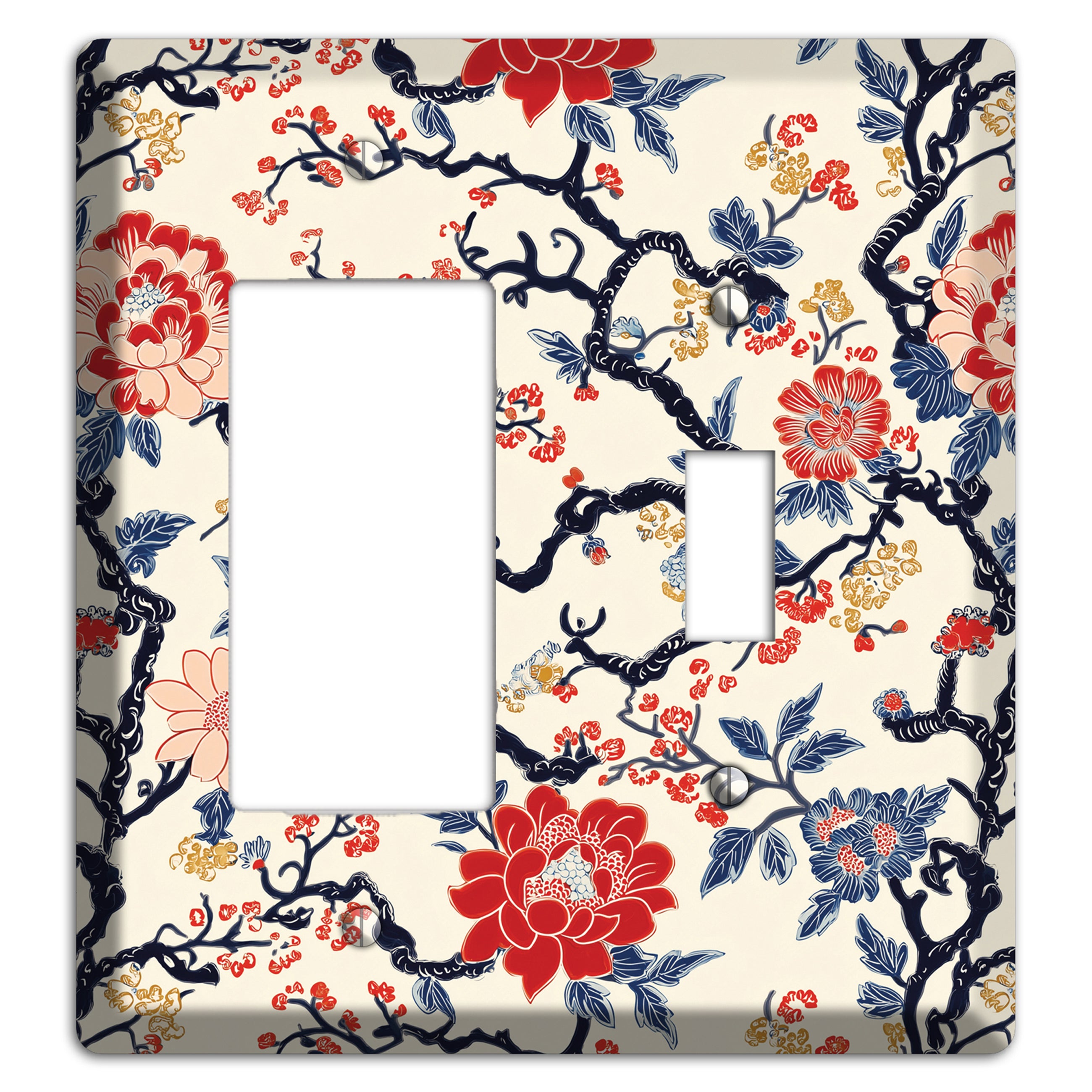 Crimson Branch Reverie Rocker / Toggle Wallplate
