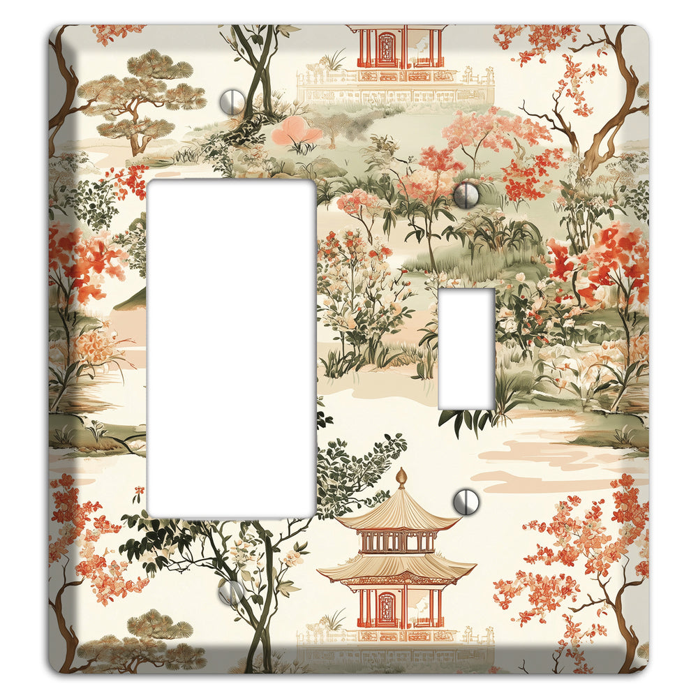 Pavilion & Petal Rocker / Toggle Wallplate