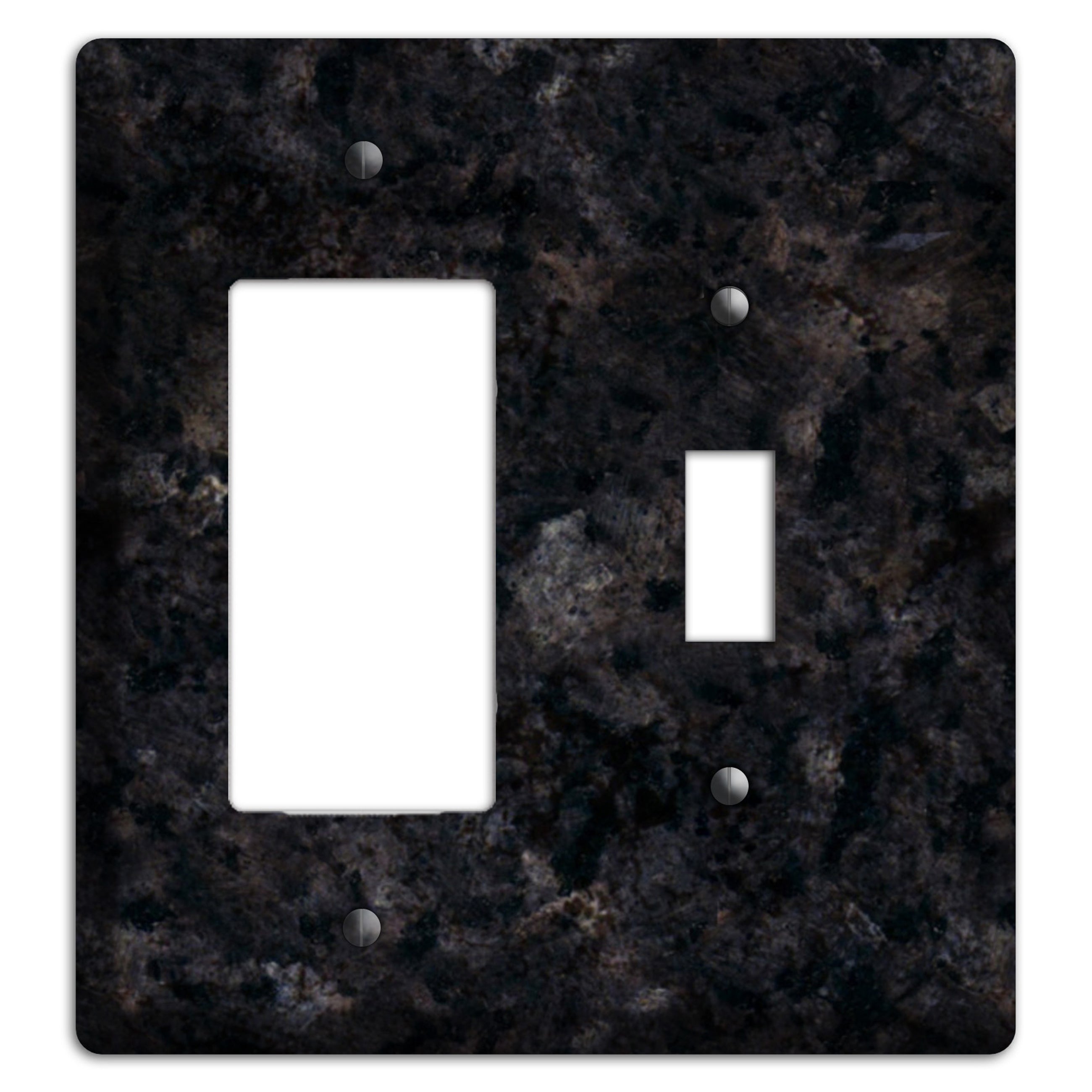Ubatuba Granite Rocker / Toggle Wallplate
