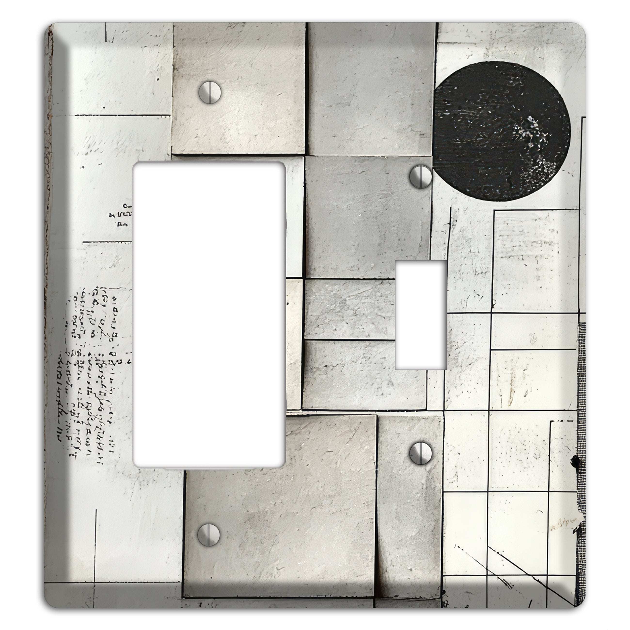 Cartographer's Quiet Ruin Rocker / Toggle Wallplate