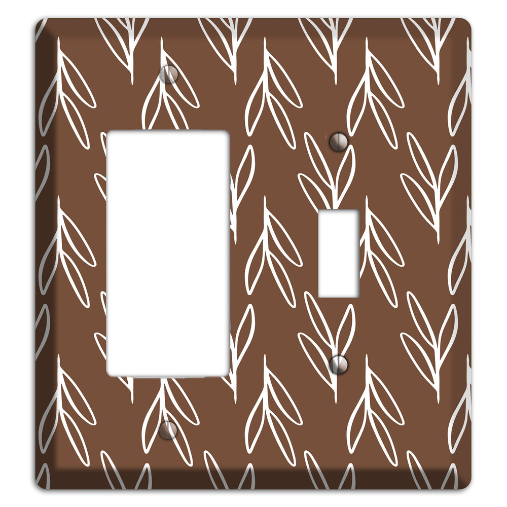 Wheat & Shadow Rocker / Toggle Wallplate