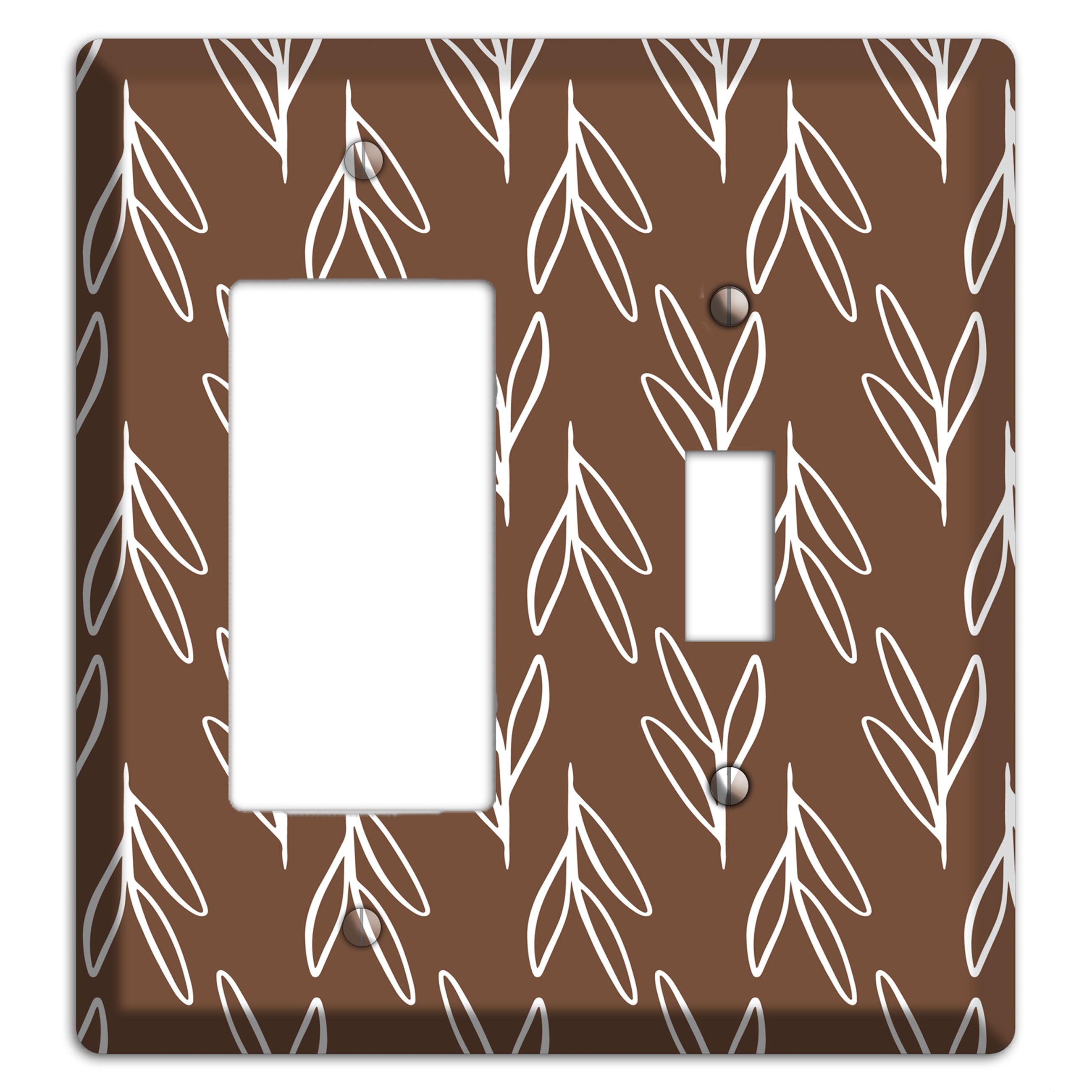 Wheat & Shadow Rocker / Toggle Wallplate