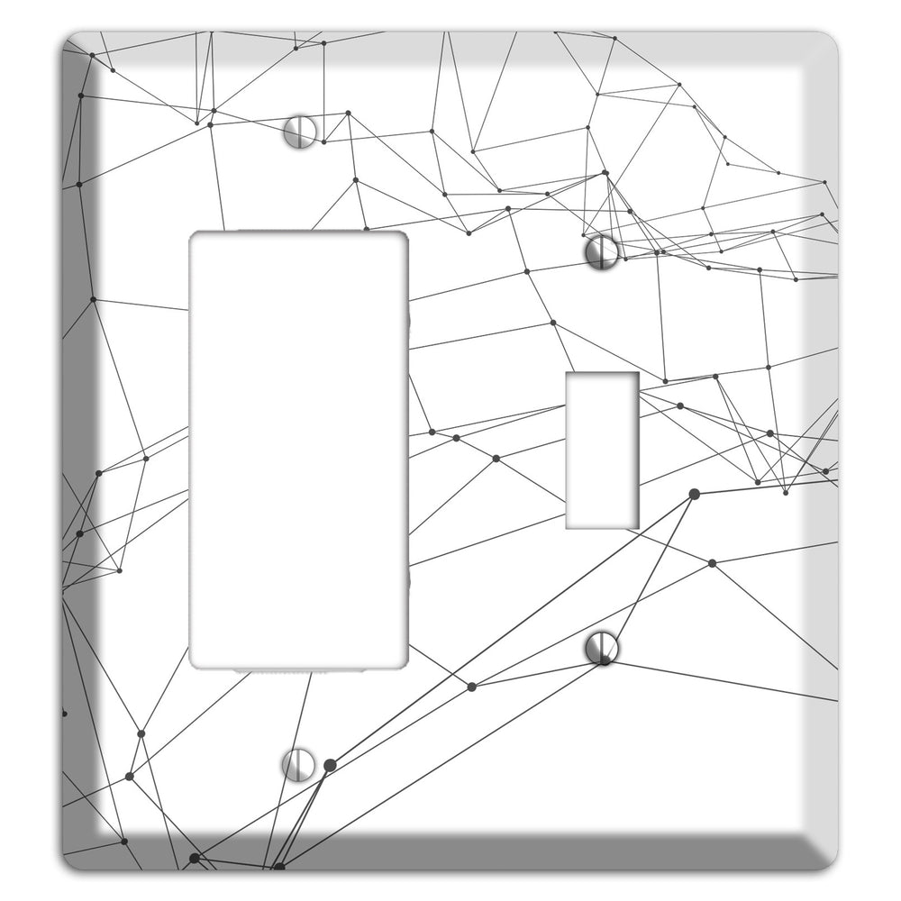 Woven Signal Web Rocker / Toggle Wallplate