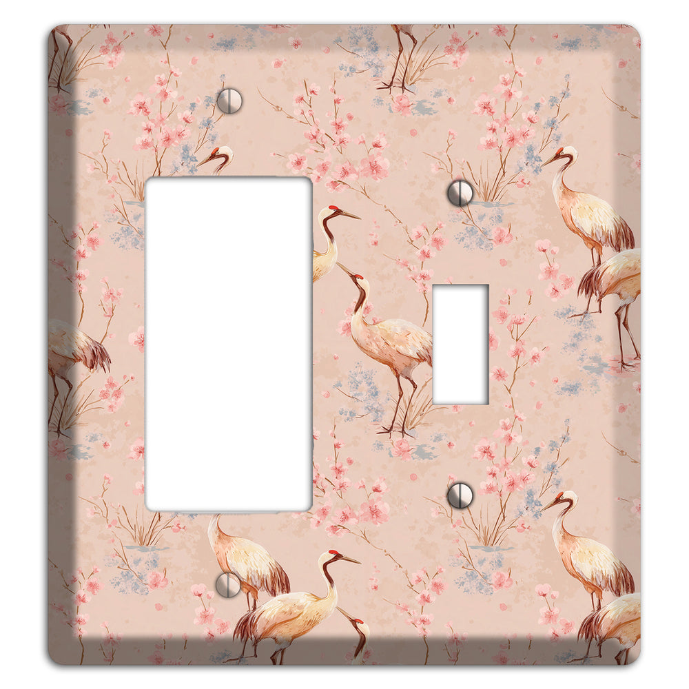 Blush Sakura Passage Rocker / Toggle Wallplate