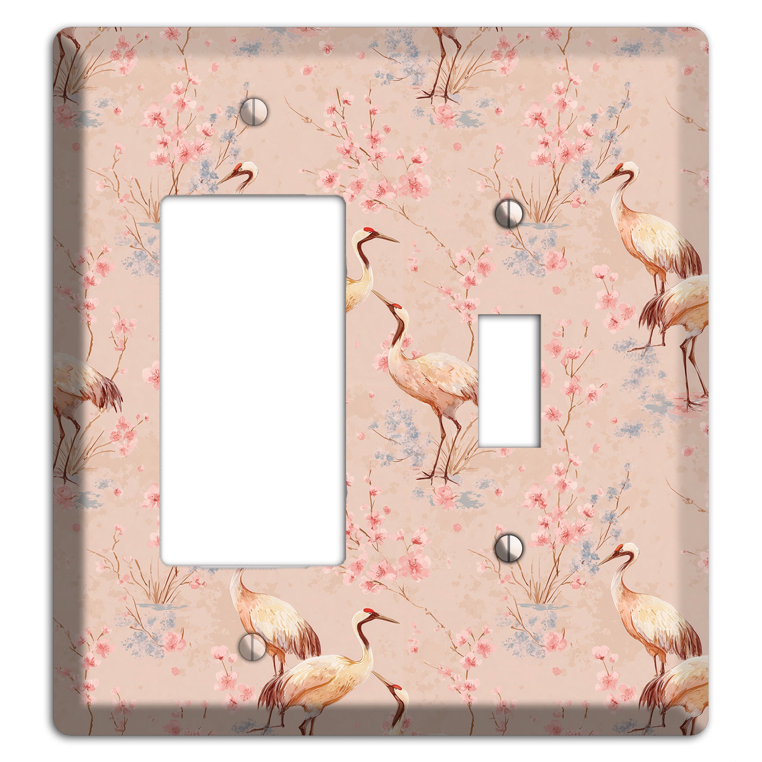 Blush Sakura Passage Rocker / Toggle Wallplate