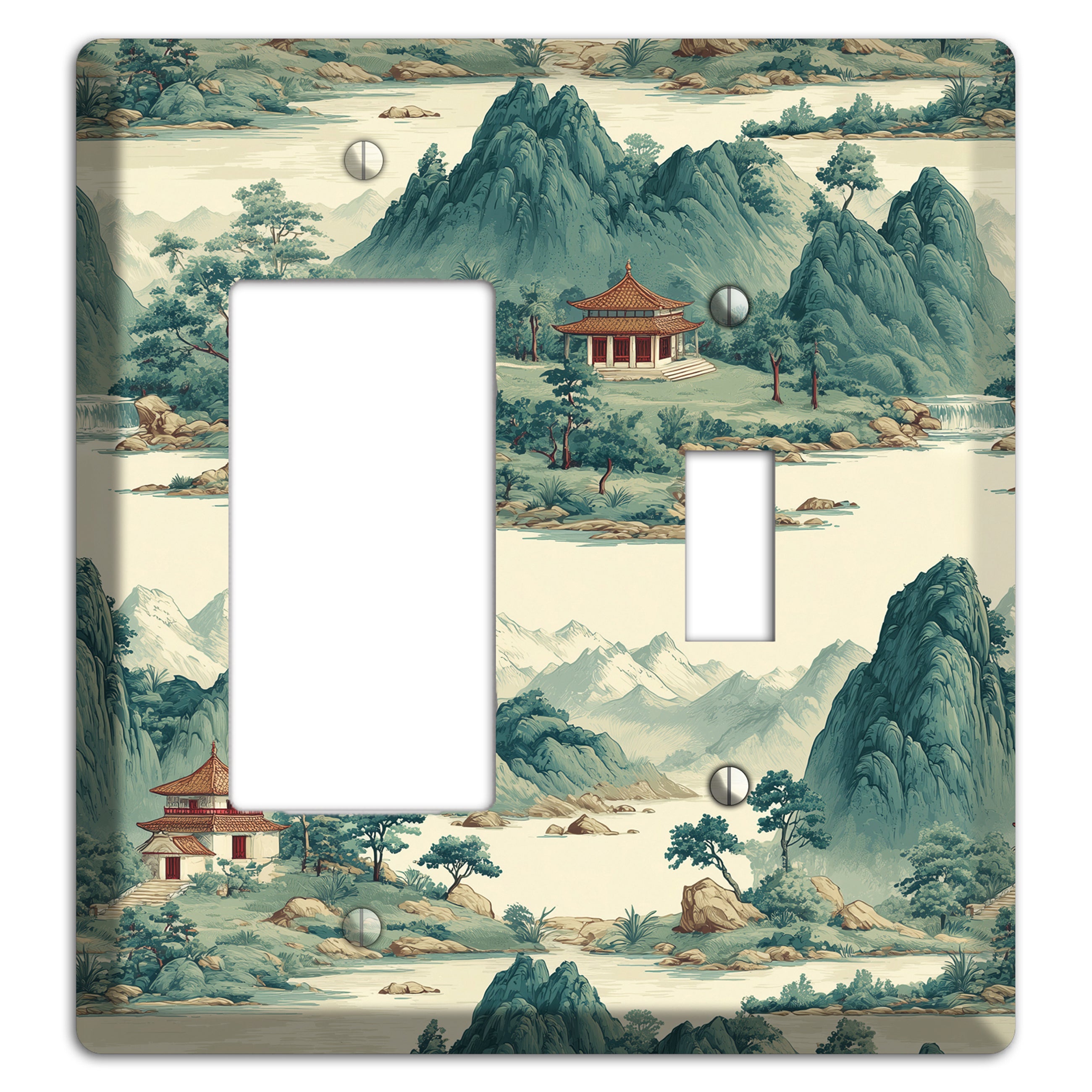 Mist & Pavilion Rocker / Toggle Wallplate