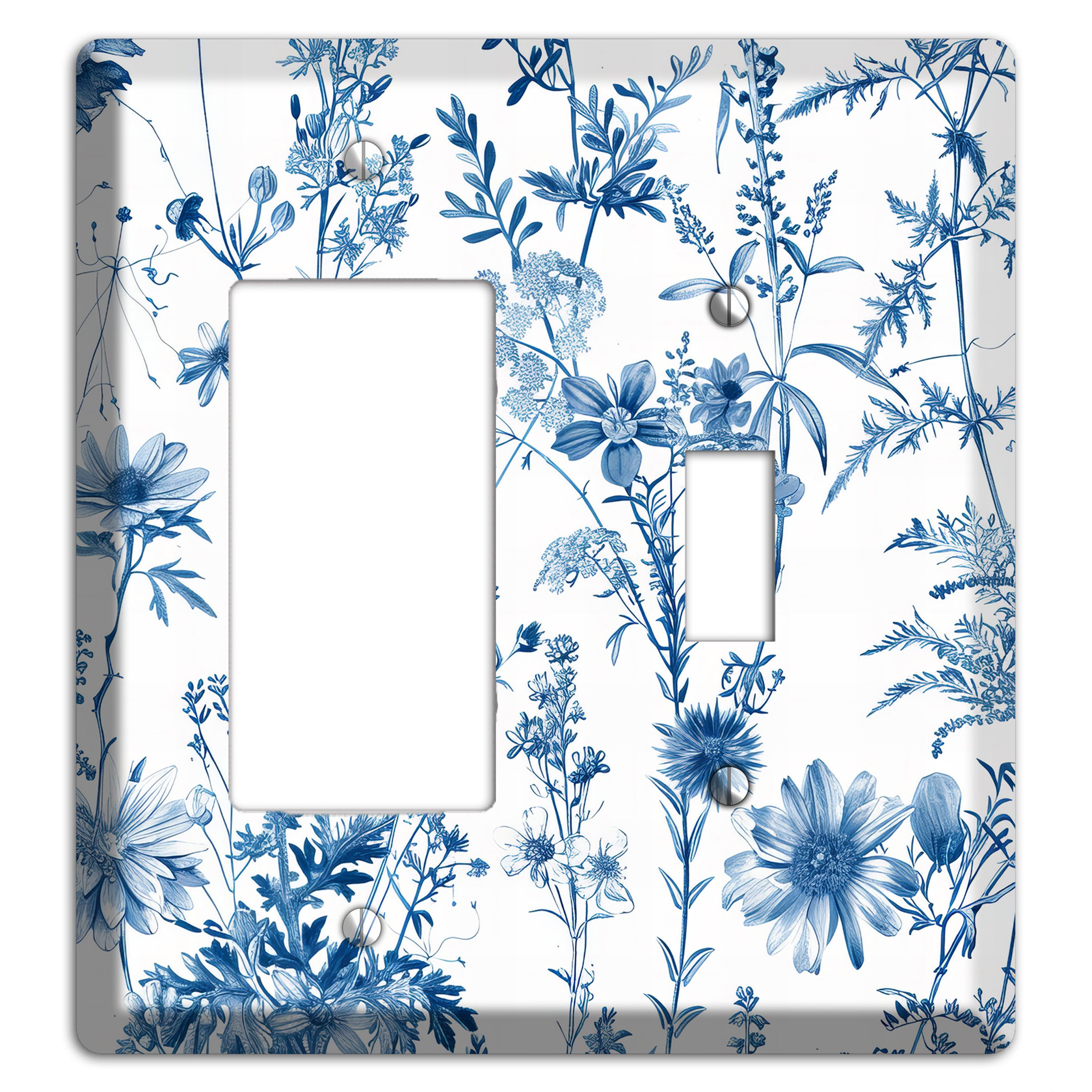 Meadow Pressed Blue Rocker / Toggle Wallplate