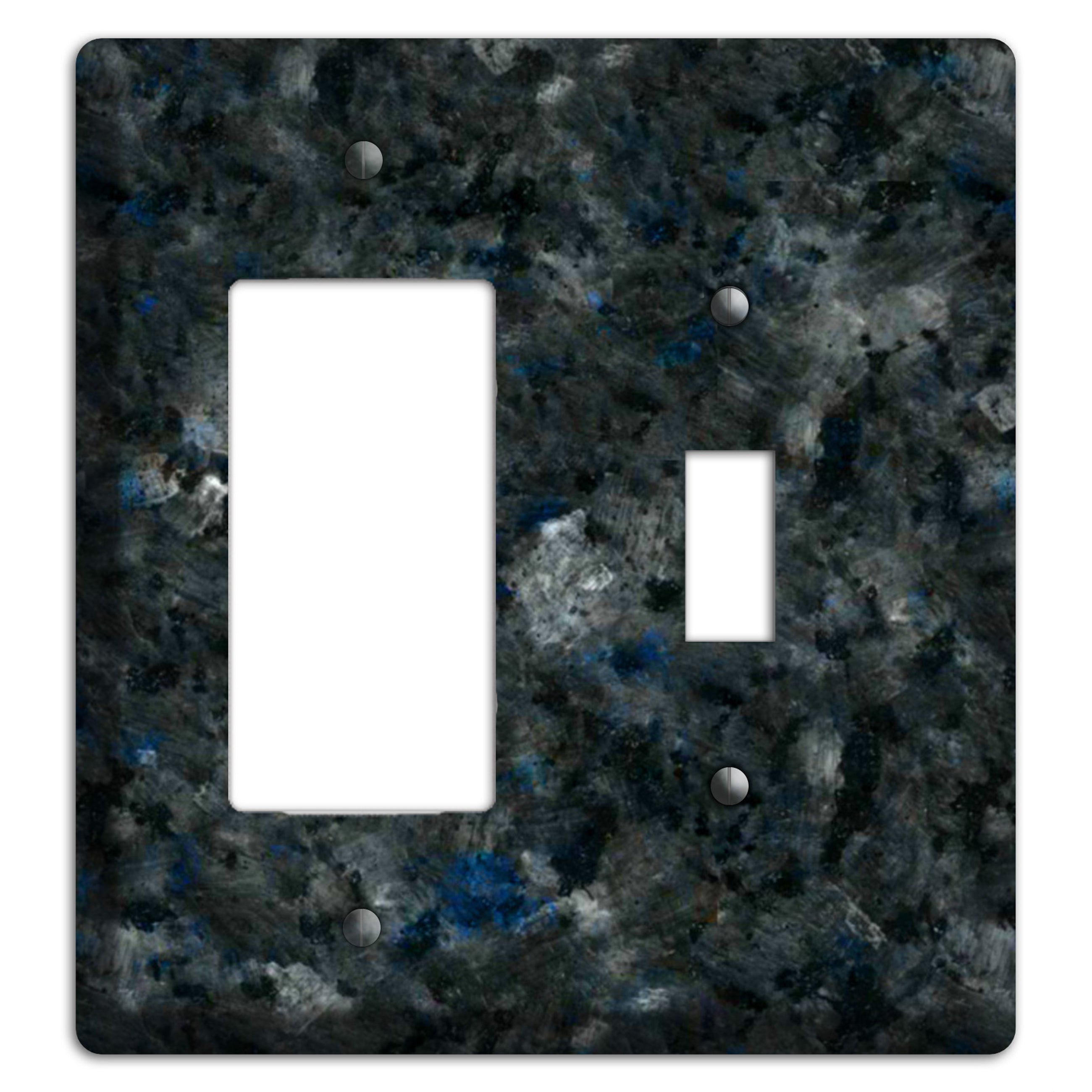 Blue Pearl GT Granite Rocker / Toggle Wallplate