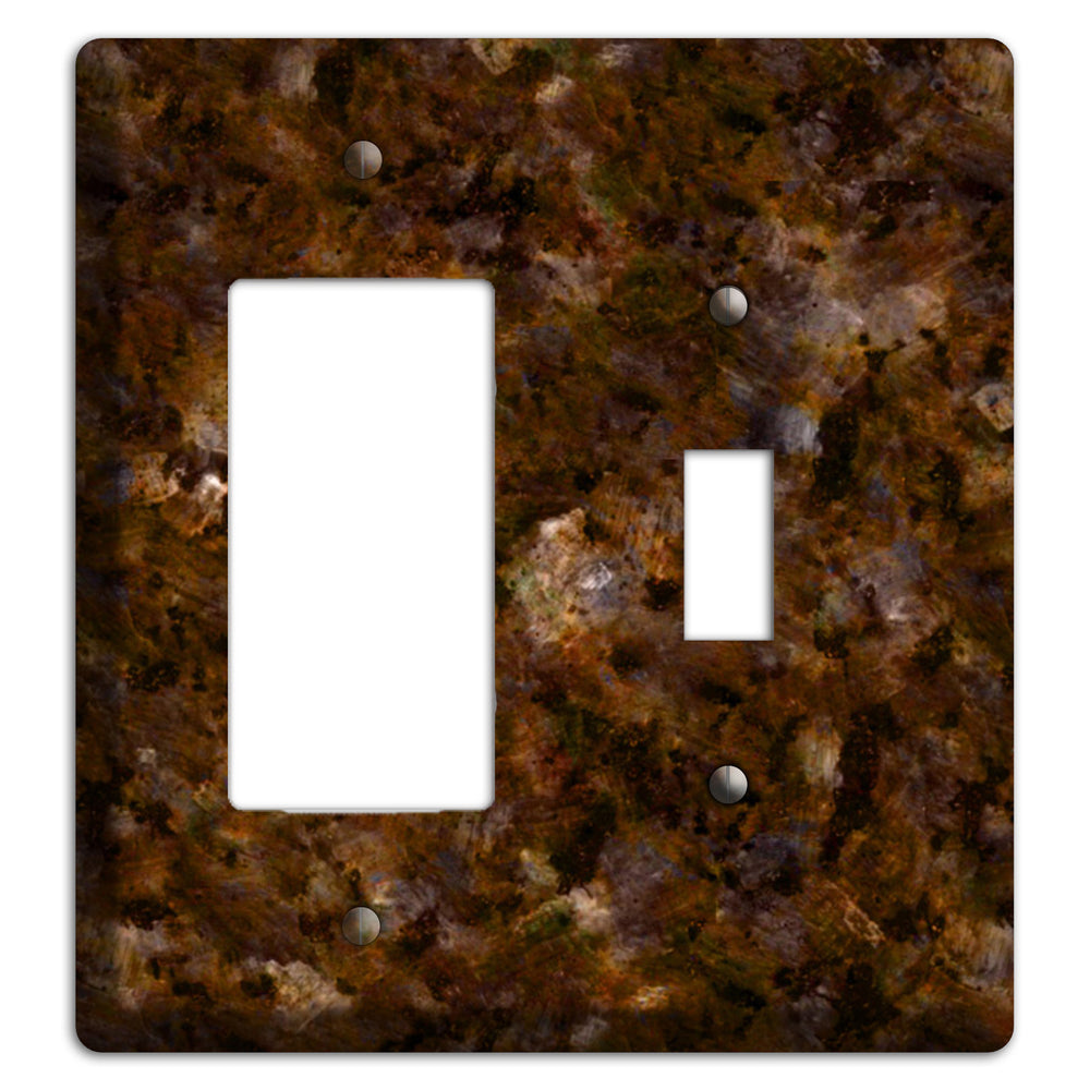 Baltic Green Granite Rocker / Toggle Wallplate