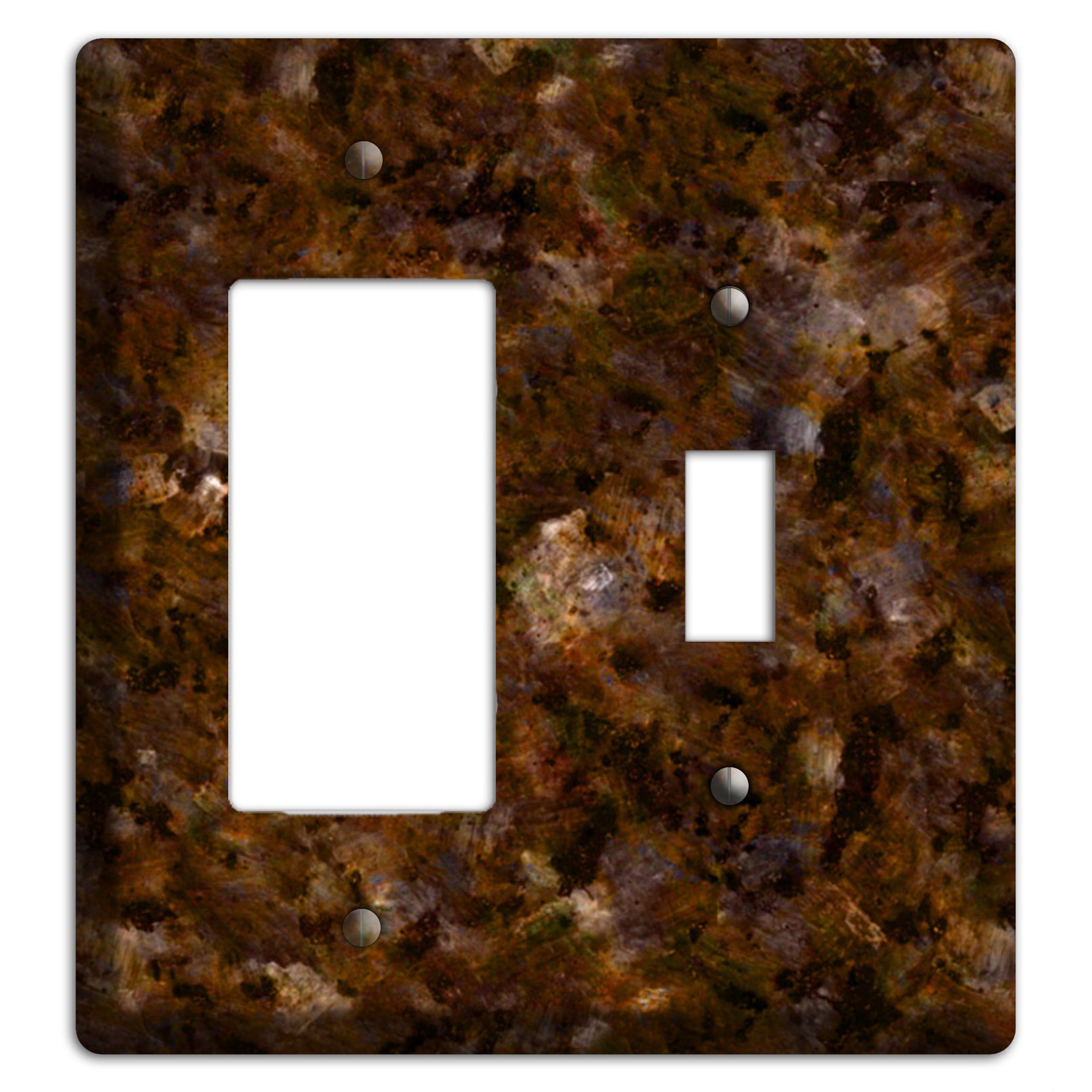Baltic Green Granite Rocker / Toggle Wallplate