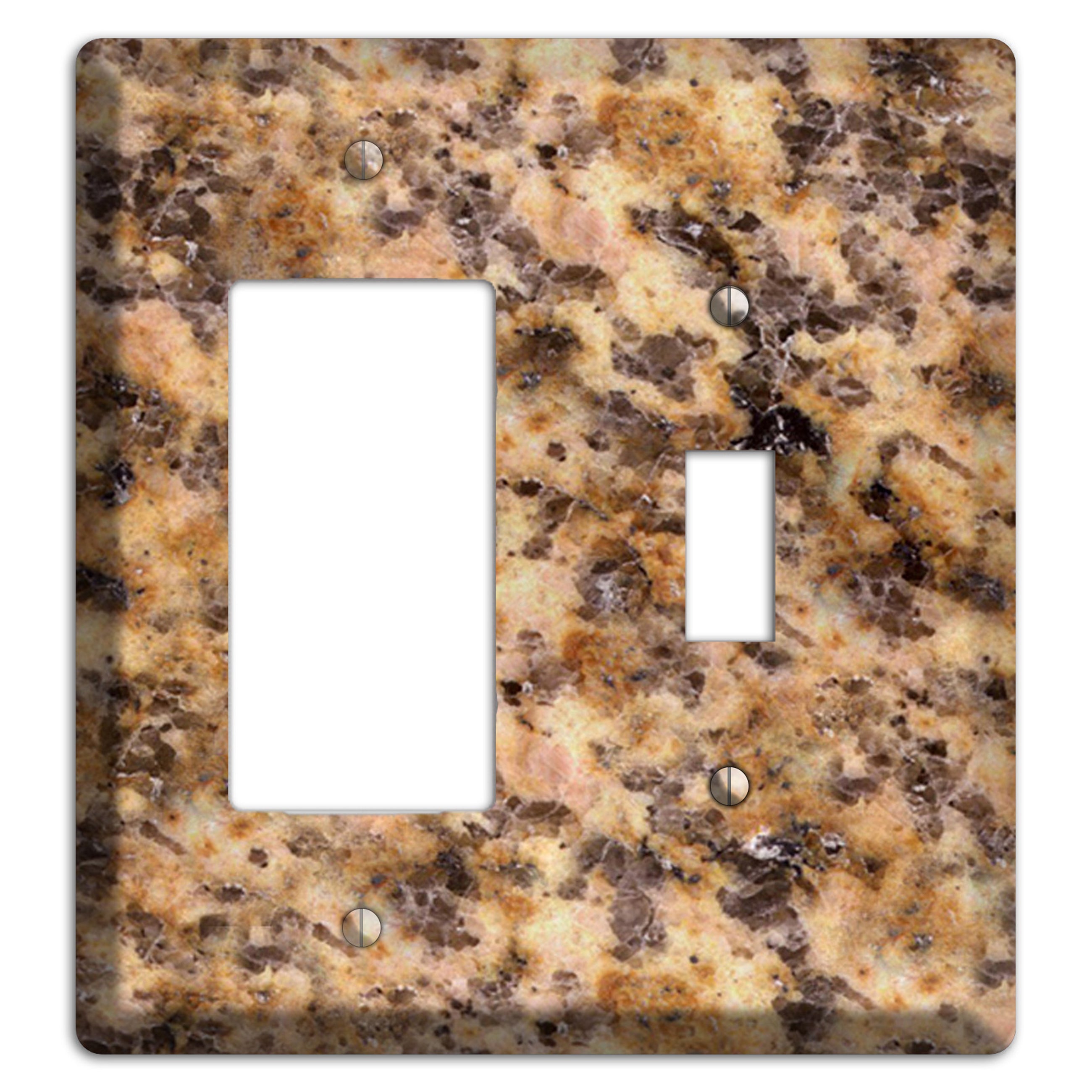 Lapidus Granite Rocker / Toggle Wallplate