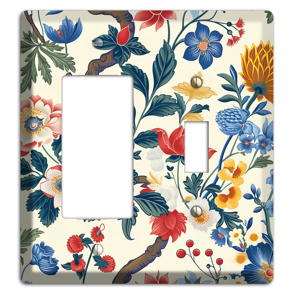 Cottage Garden Reverie Rocker / Toggle Wallplate