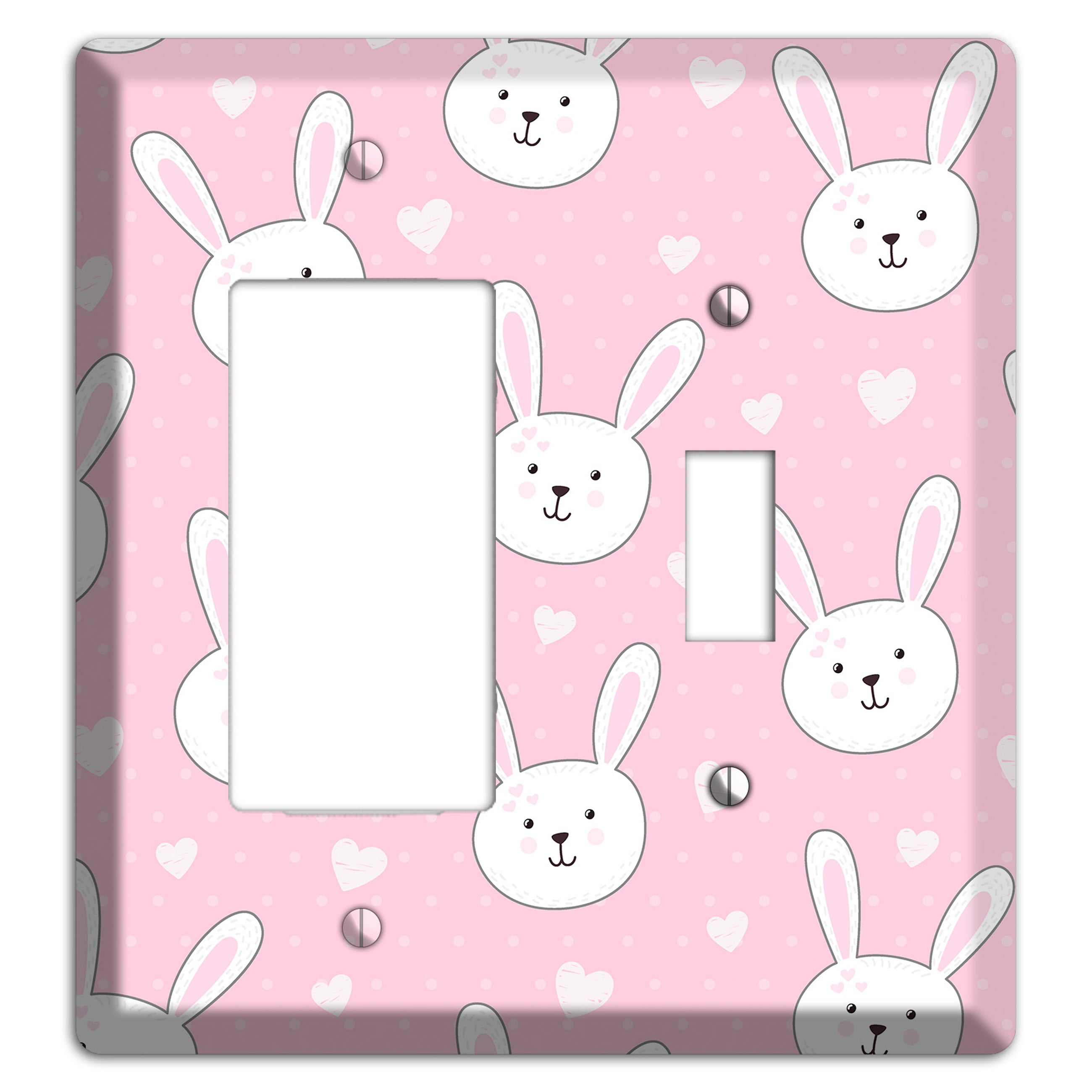 Bunny Love Rocker / Toggle Wallplate