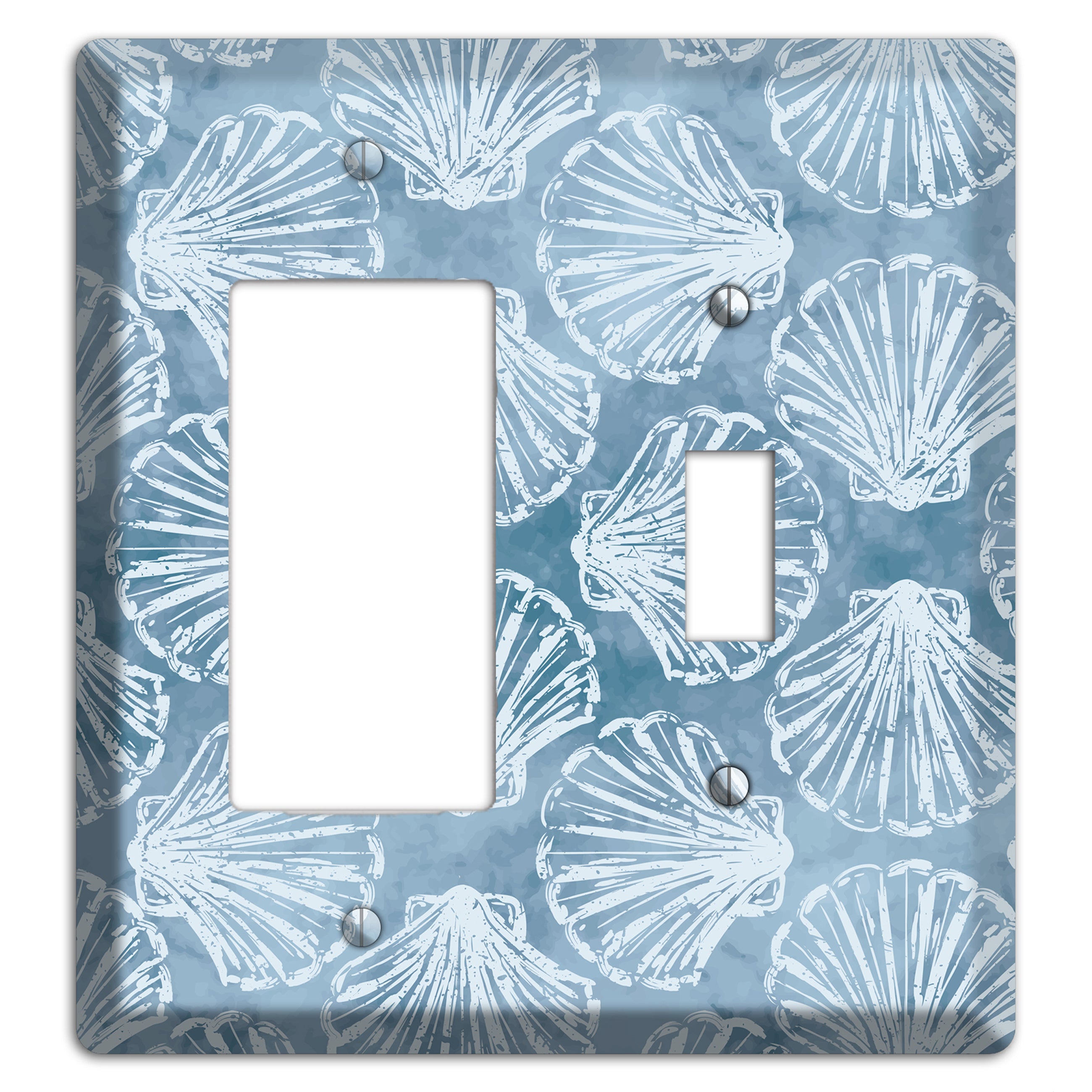 Coastal Shell Drift Rocker / Toggle Wallplate