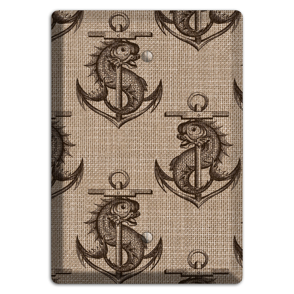 Anchor & Leviathan Blank Wallplate