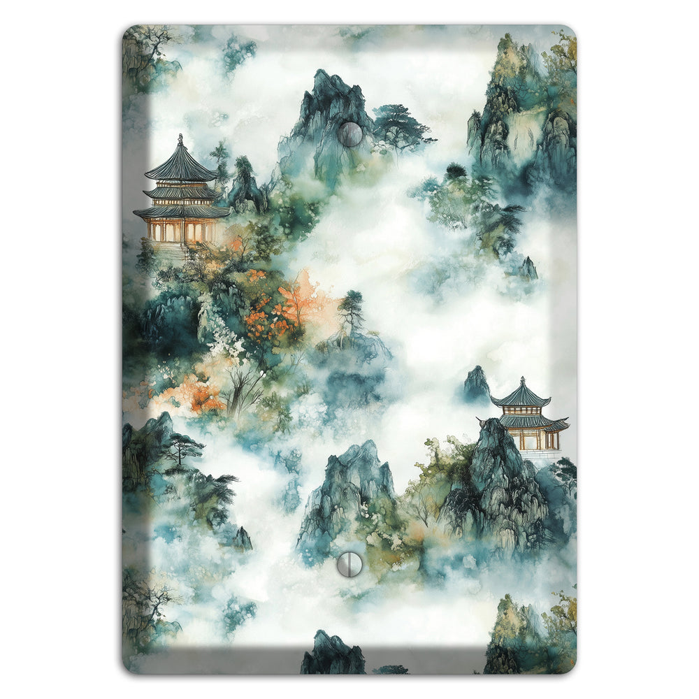 Pavilions in the Mist Blank Wallplate