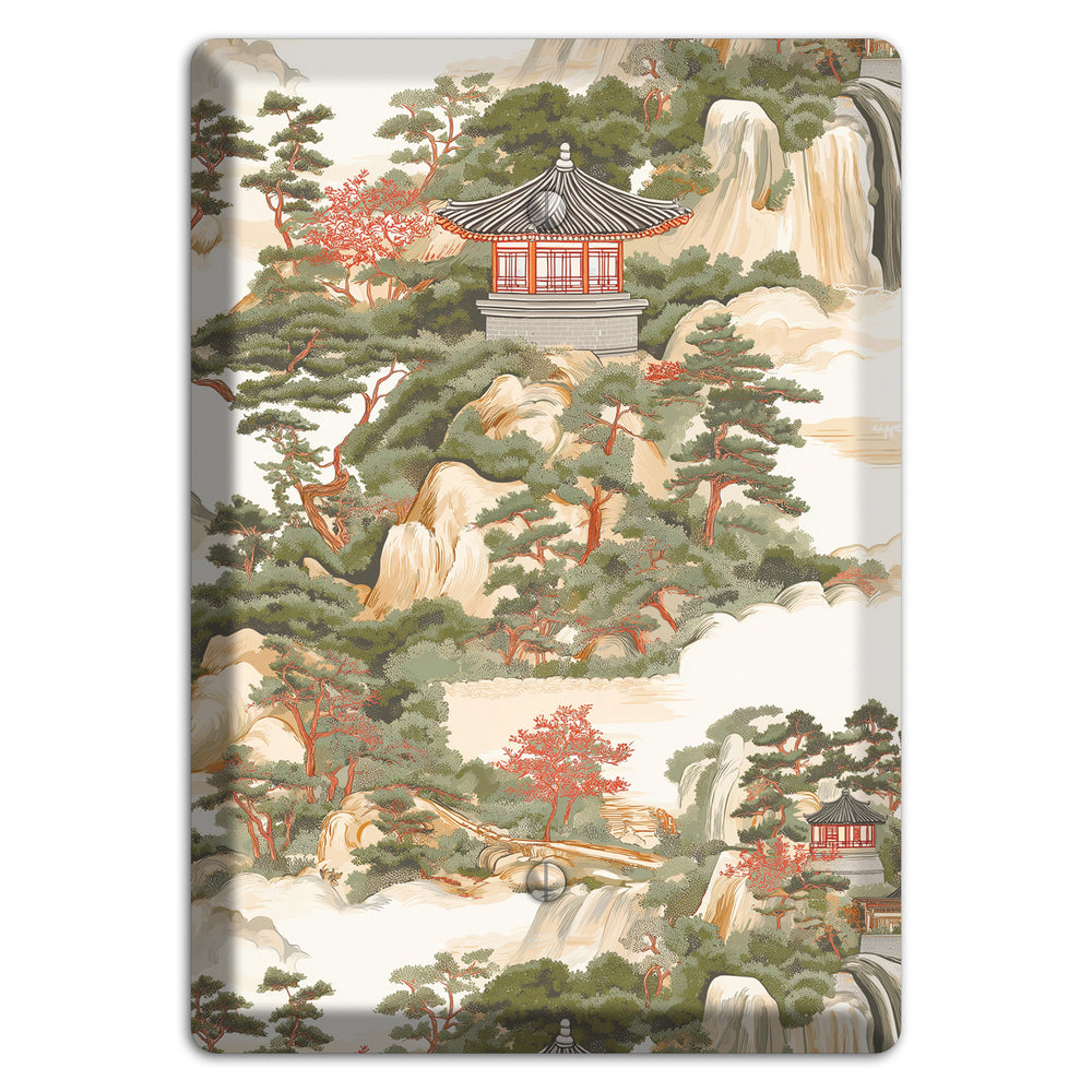 Mountain Pavilion Mist Blank Wallplate