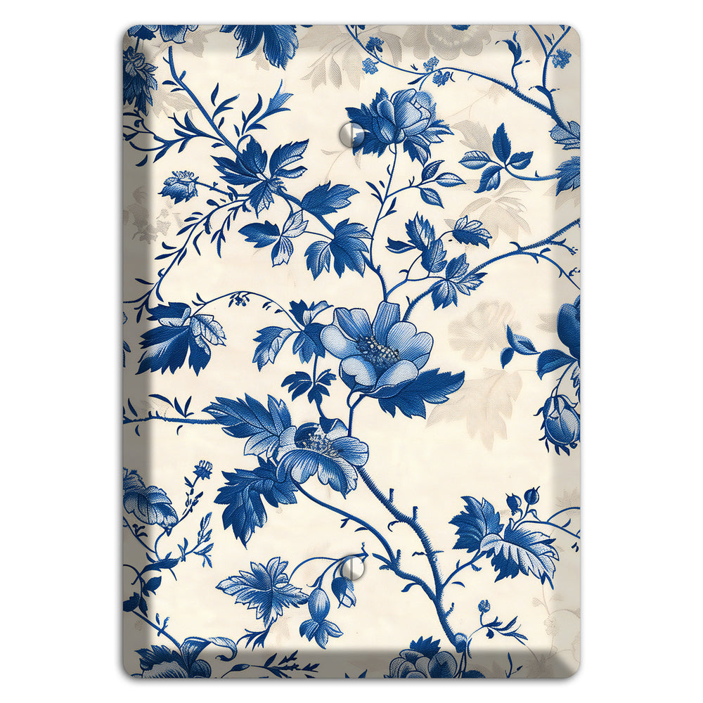 Porcelain Garden Riot Blank Wallplate