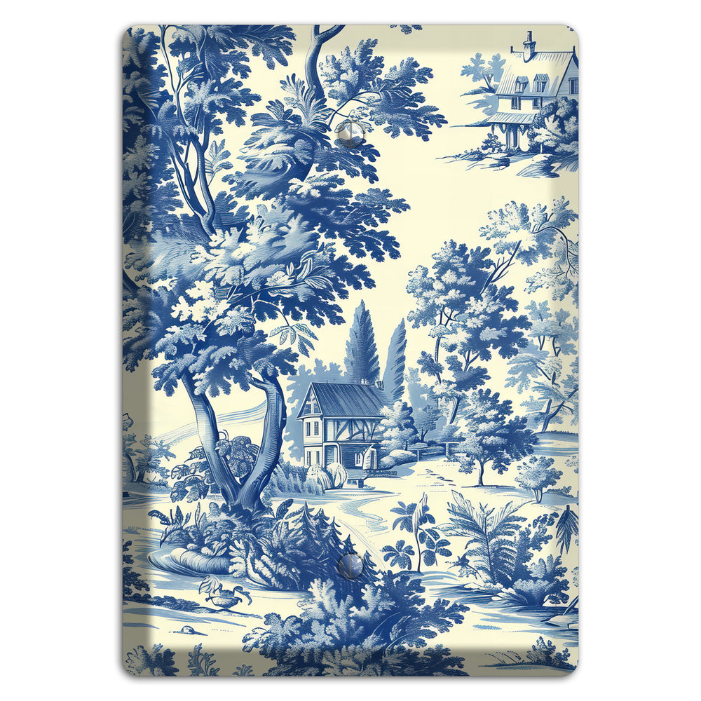 Country Estate Toile Blank Wallplate