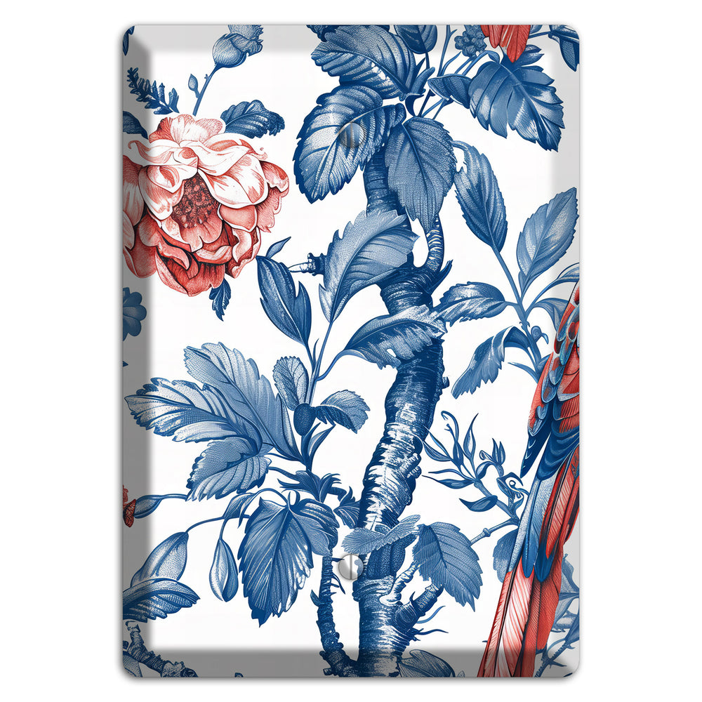 Scarlet in Bloom Blank Wallplate