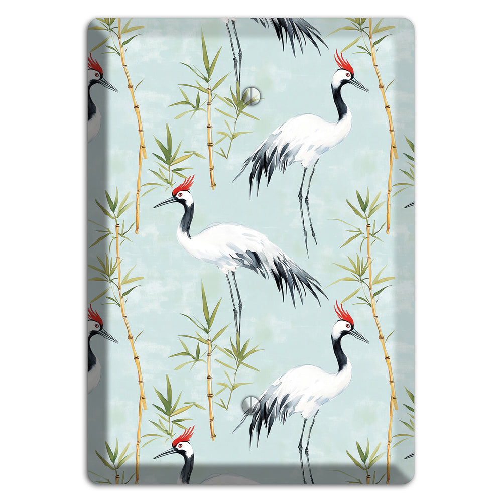 Celadon Bamboo Vigil Blank Wallplate