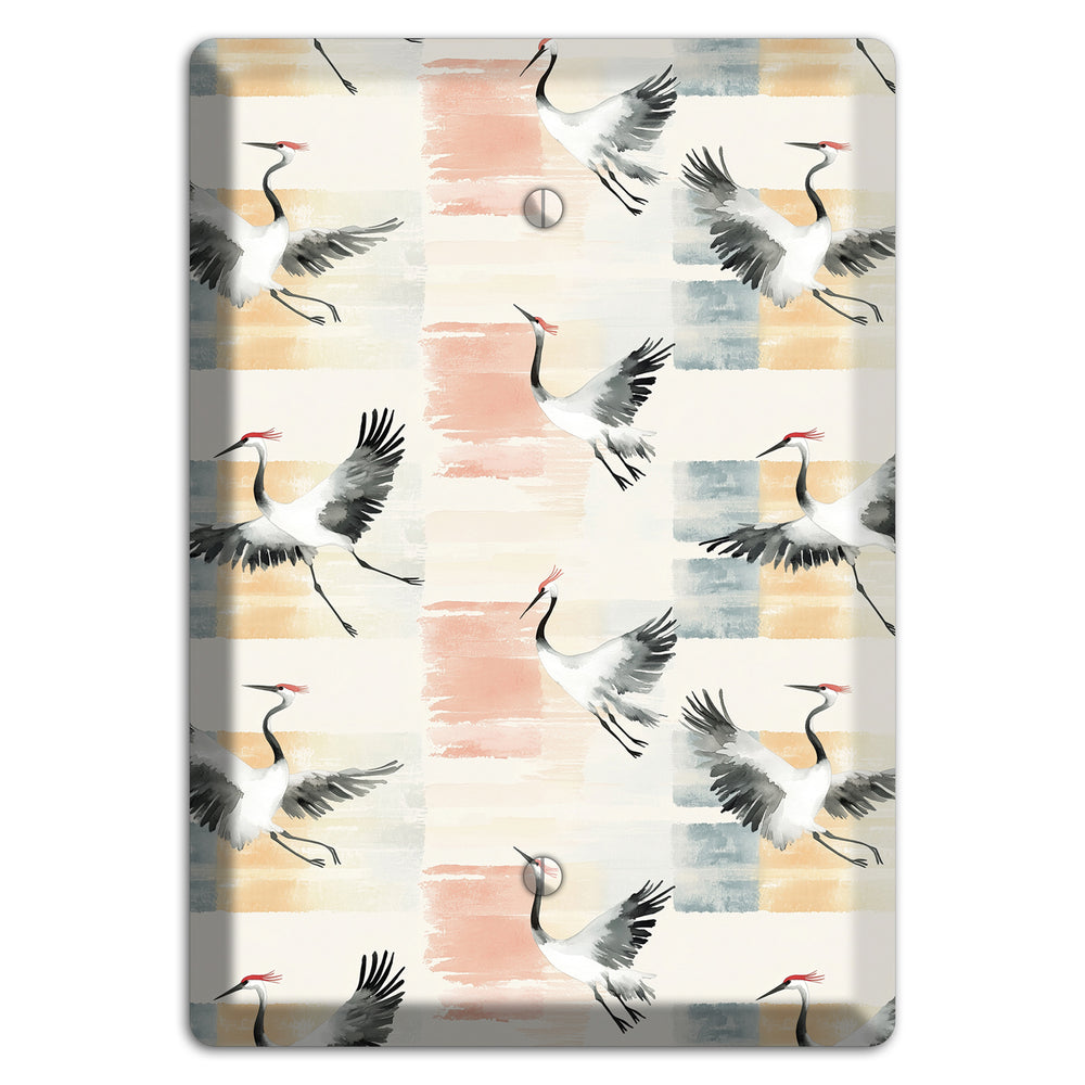 Blush Patchwork Flight Blank Wallplate