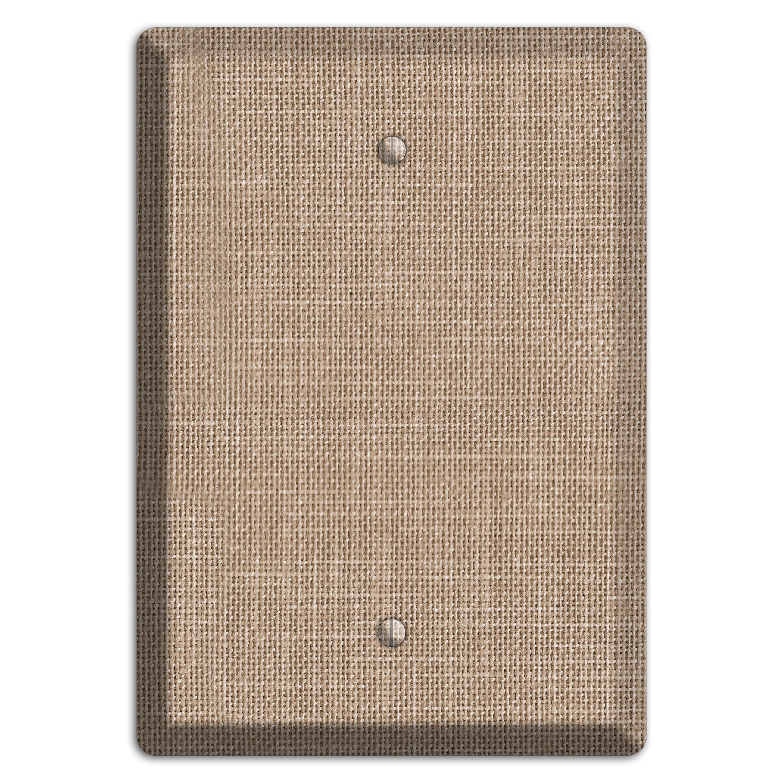 Linen Shore Blank Wallplate