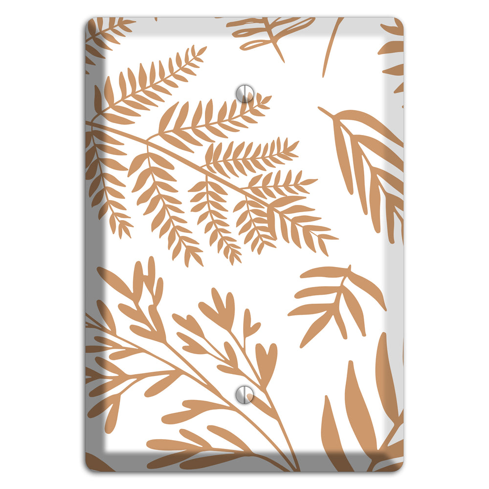 Scattered Fronds Blank Wallplate