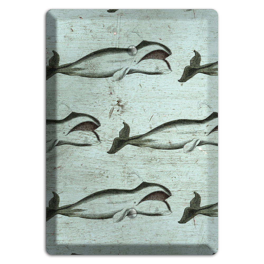 Whale Watch Blank Wallplate