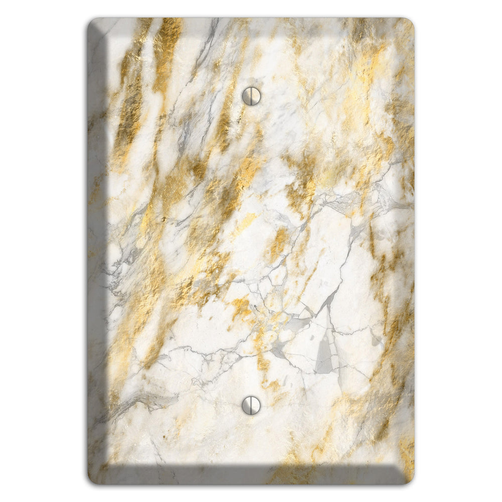 Marigold Marble Blank Wallplate