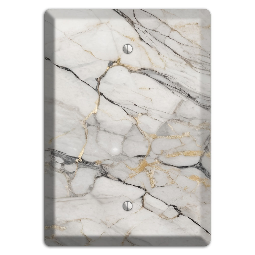Roman Coffee Marble Blank Wallplate