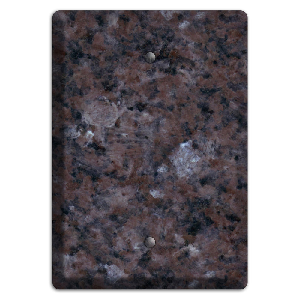Tan Brown Granite Blank Wallplate