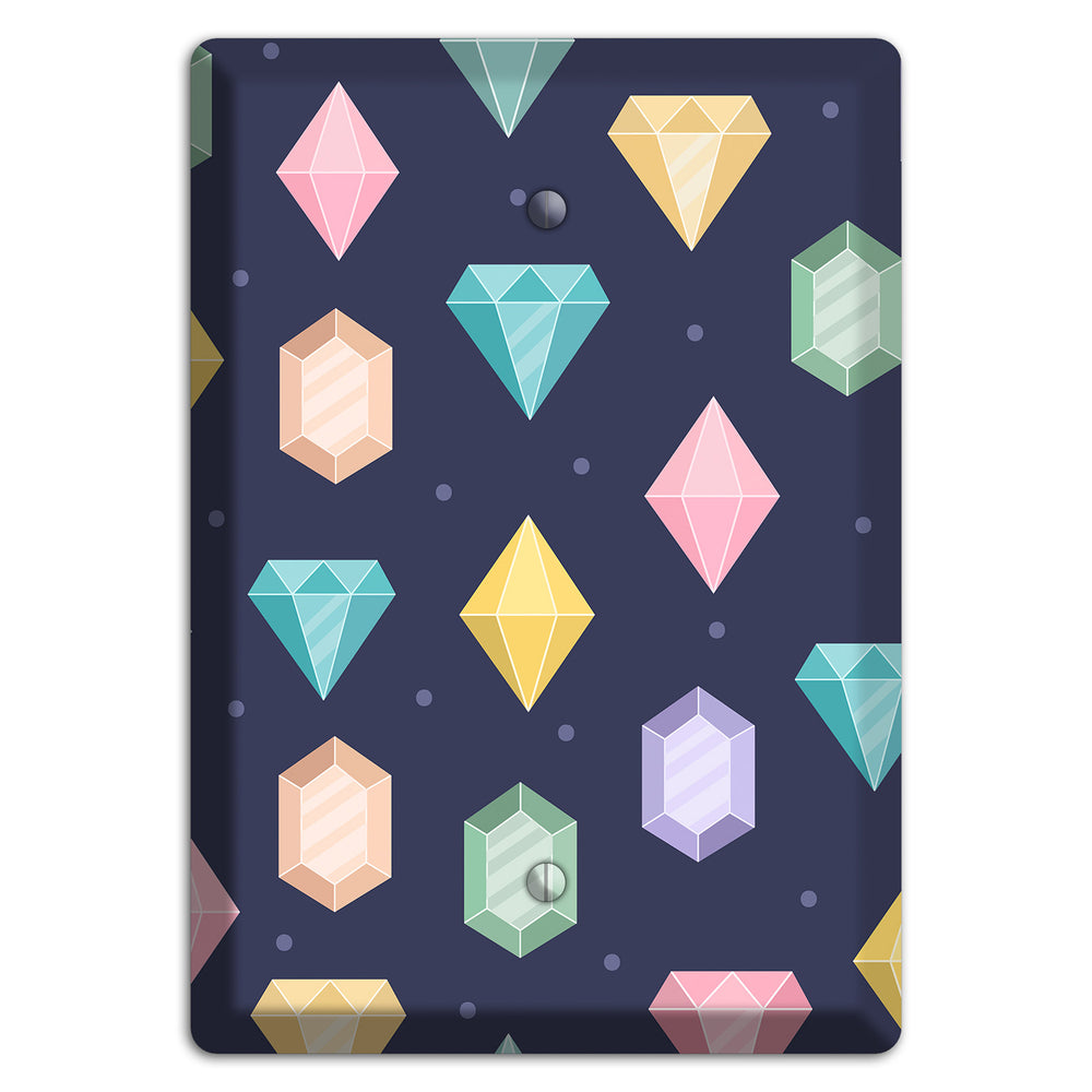 Sparkle Gems Blank Wallplate