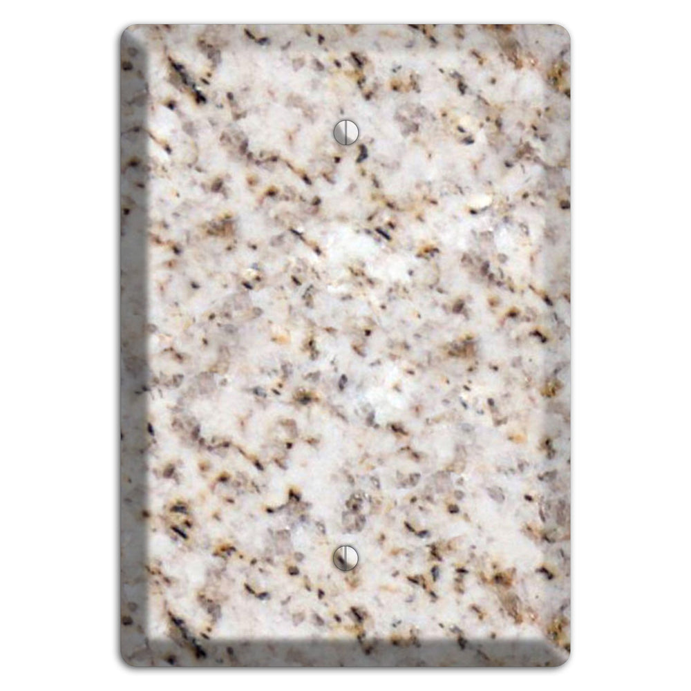 Luna Pearl Granite Blank Wallplate