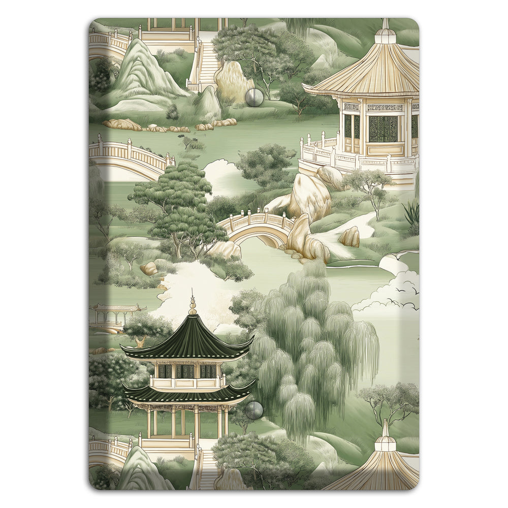 Jade Garden Toile Blank Wallplate