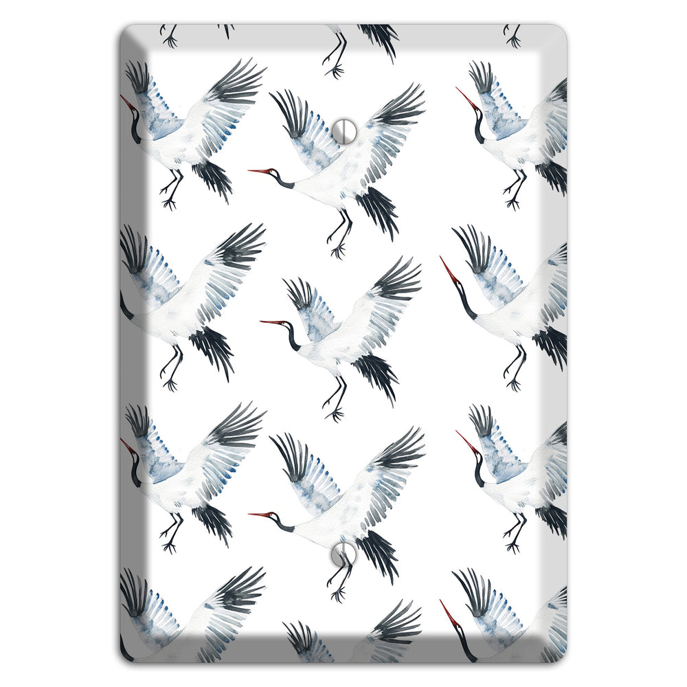 Silver Wing Ascent Blank Wallplate
