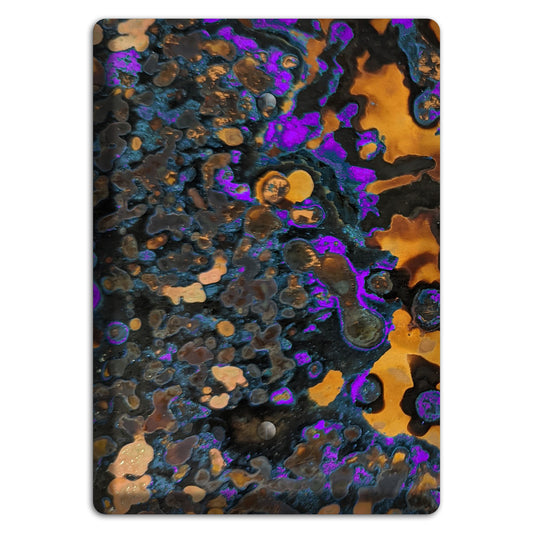 Copper Purple Single Blank Cover Plate