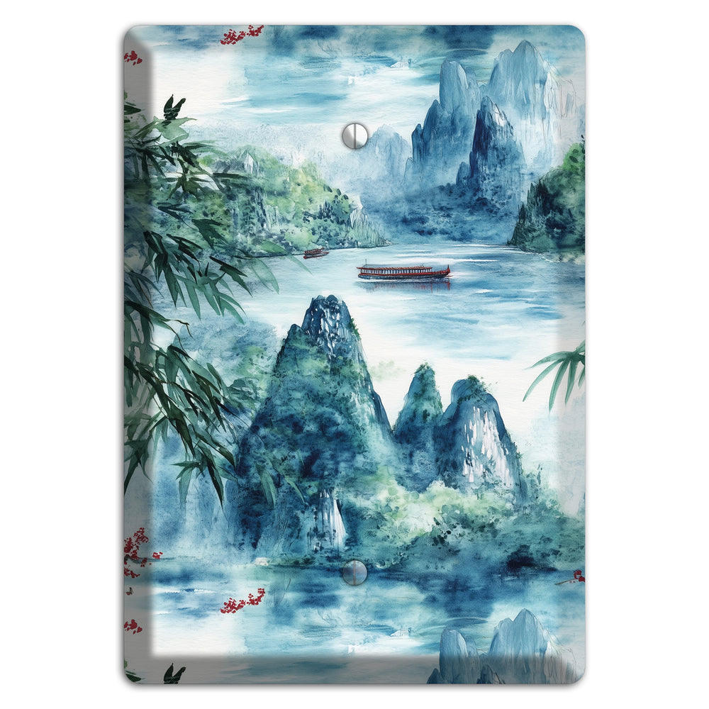 River Mist Ascending Blank Wallplate