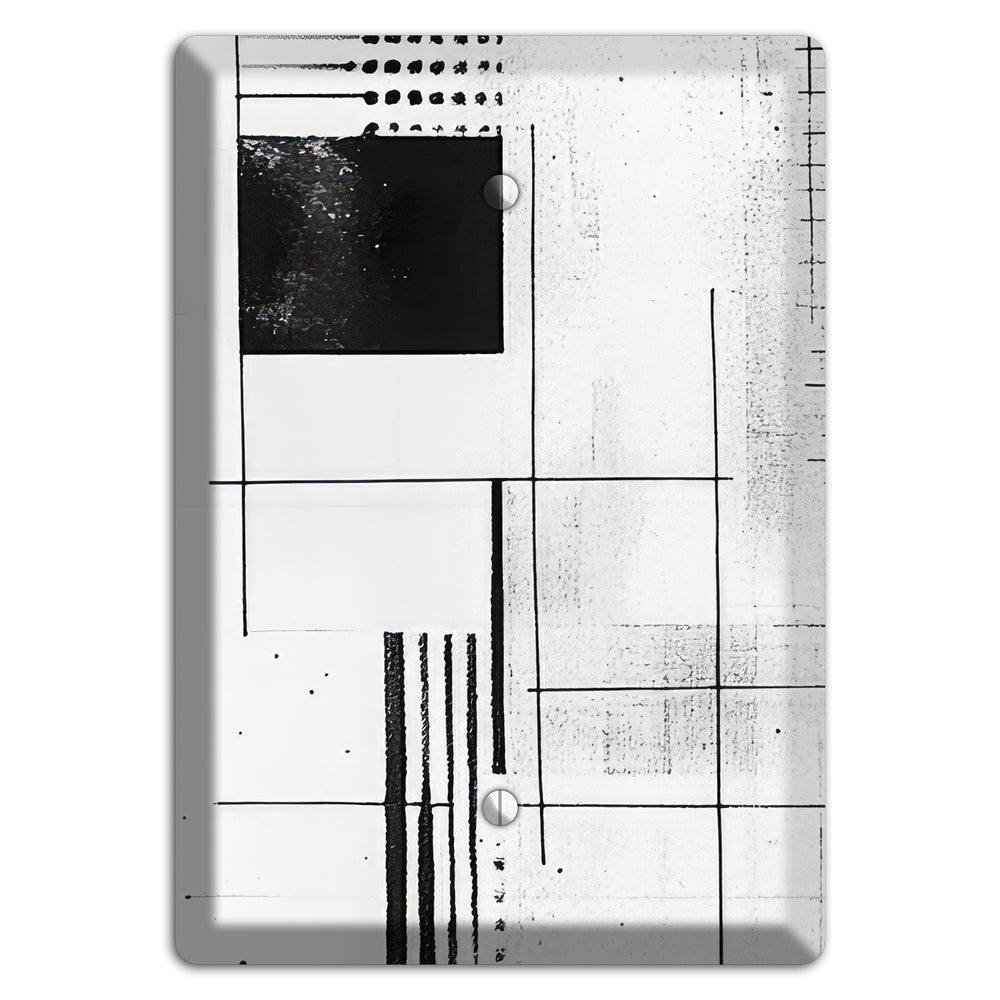 Drafting Table Ghost Blank Wallplate