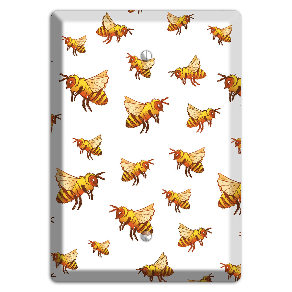 Golden Swarm Dance Blank Wallplate
