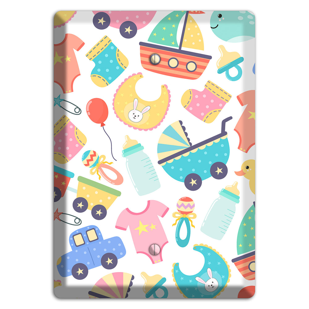 Baby Parade (White) Blank Wallplate