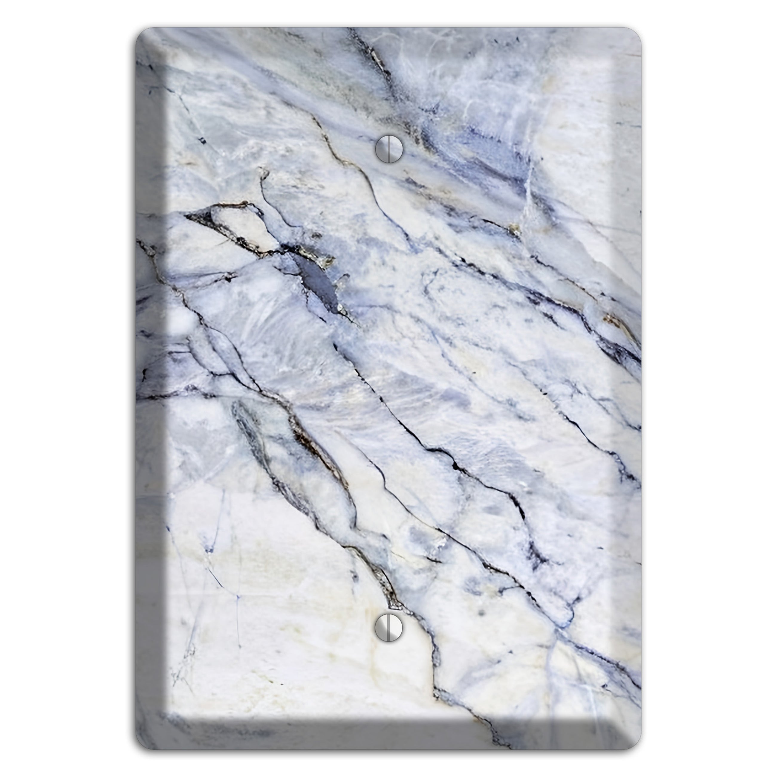 Geyser Marble Blank Wallplate