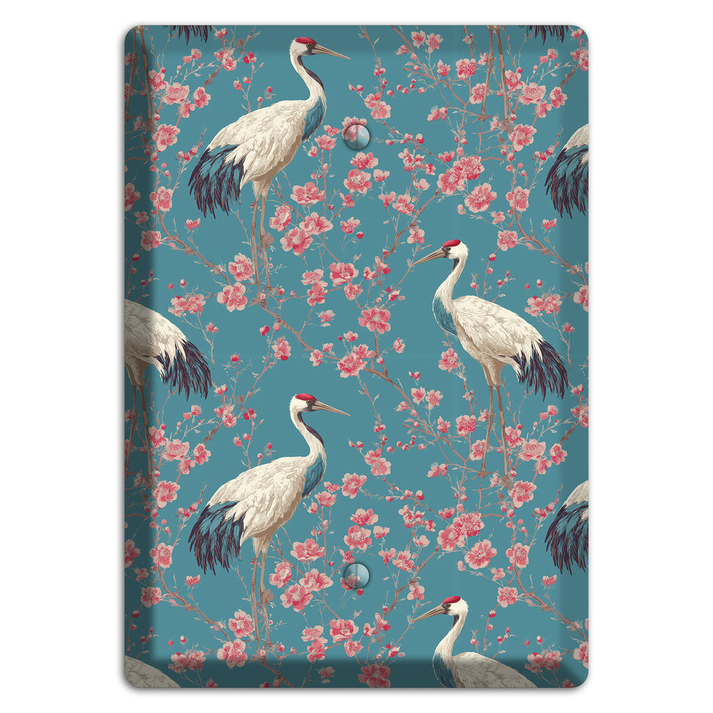 Azure Blossom Vigil Blank Wallplate