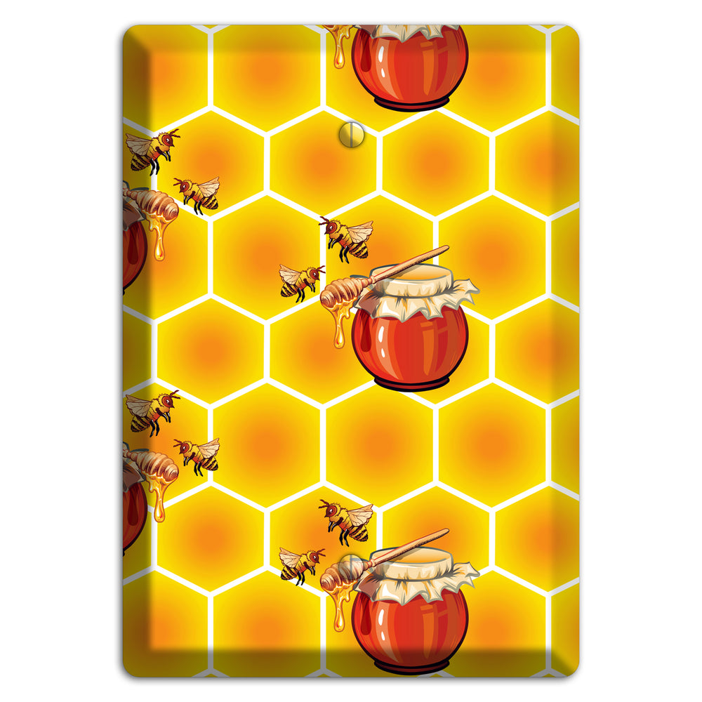 Harvest Season Repeating Blank Wallplate