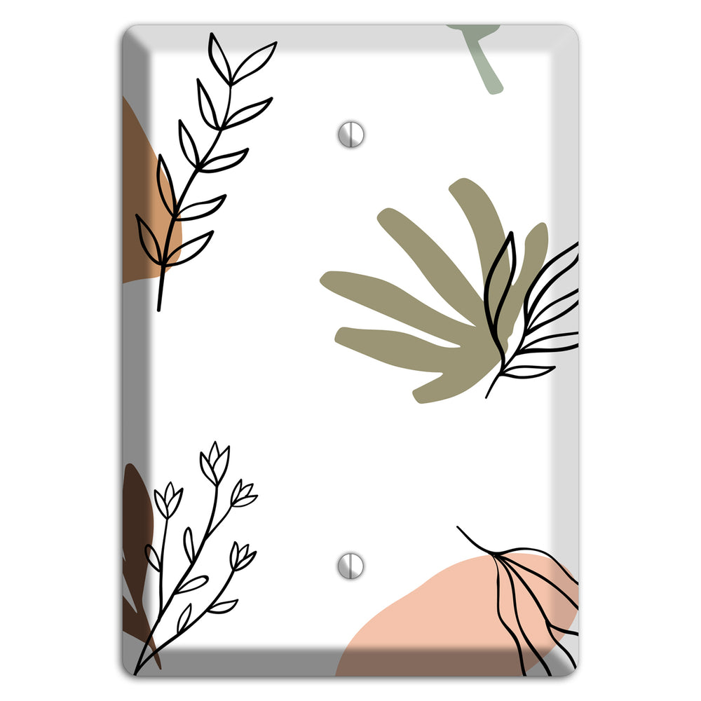 Wildflower & Clay Blank Wallplate