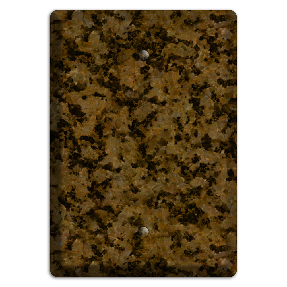 Tropic Brown Granite Blank Wallplate