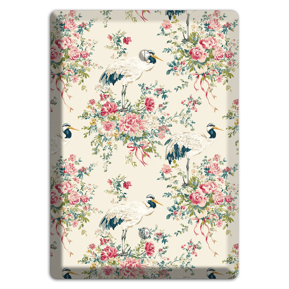 Blossom & Crane Blank Wallplate