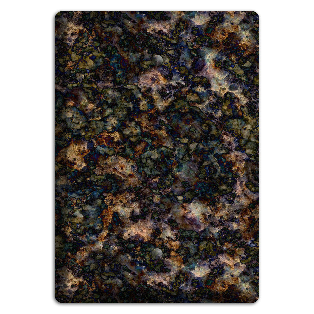 Volga Blue Granite Blank Wallplate