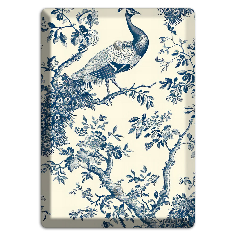 Peacock Court Blank Wallplate
